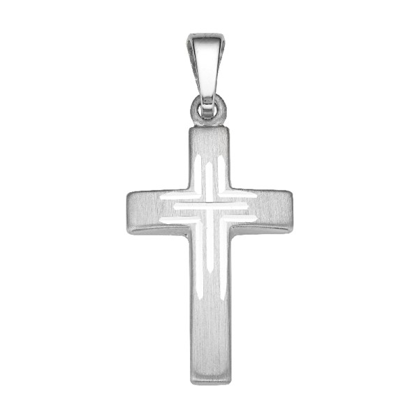 Anhänger - Kreuz - 925er Sterlingsilber - Unisex