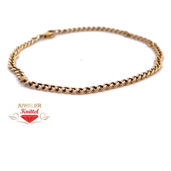 Armband | Flachpanzer | 333er Gelbgold