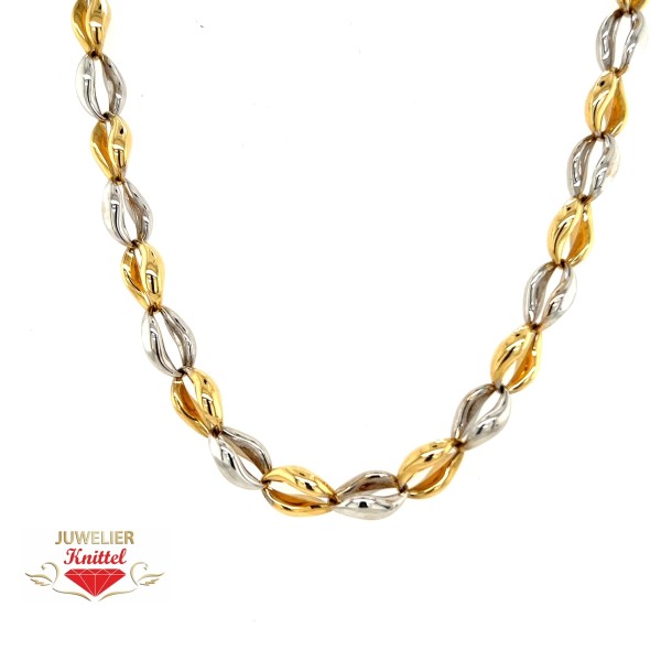 Collier Bicolor aus 585er Gold