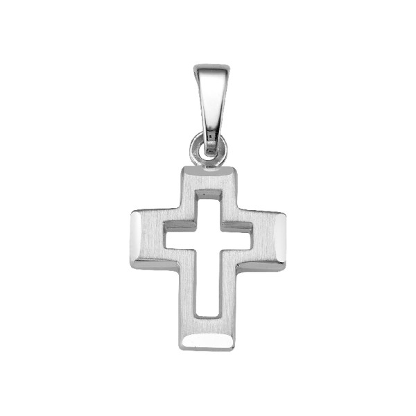 Anhänger - Kreuz - 925er Sterlingsilber - Unisex