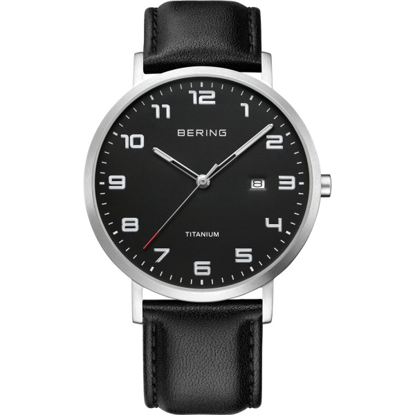 Bering Herrenuhr Titanium gebürstet Modell 18640-402