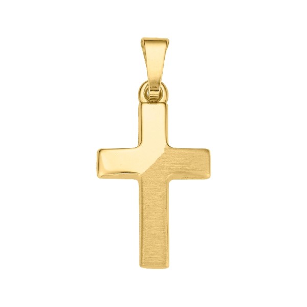 Anhänger - Kreuz - 333er Gelbgold - Unisex