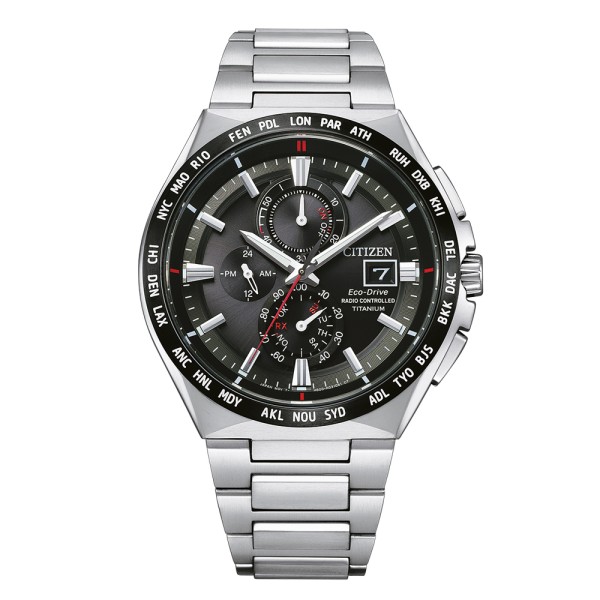 Herren-Citizen-Chronograph, Eco-Drive Solar