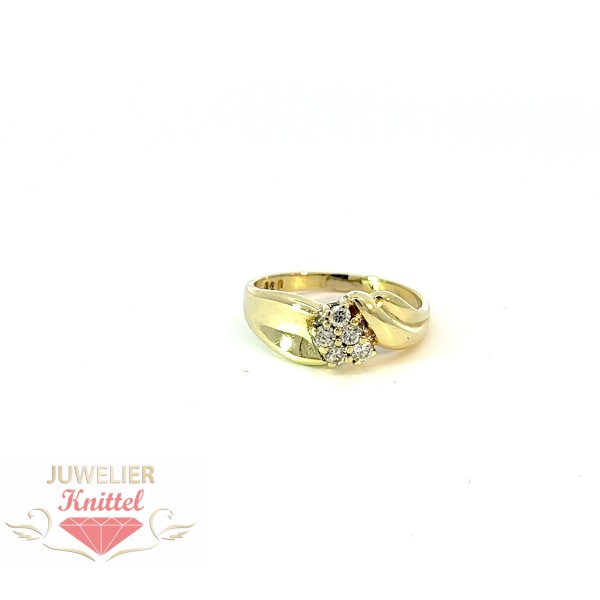 Brillantring | 585er Gelbgold | ca.0,20ct