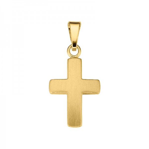 Anhänger - Kreuz - 333er Gelbgold - Unisex