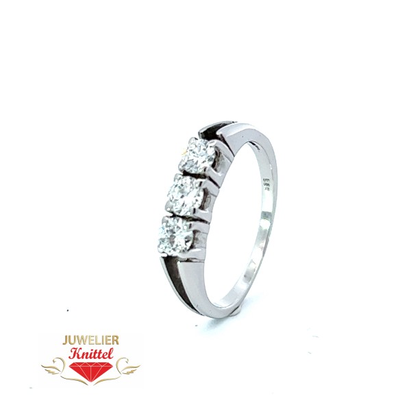 Antrag - Vorsteckring | 585er Weißgold | Brilliant ca. 0,5ct