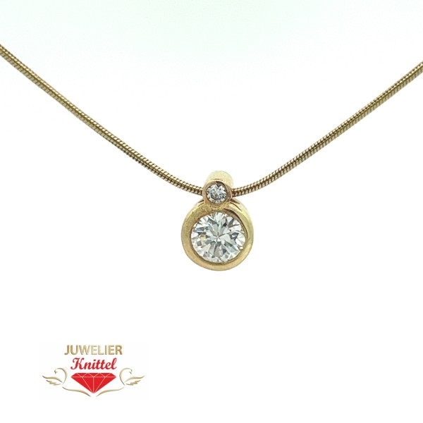 Collier | 333er Gelbgold | Zirkonia