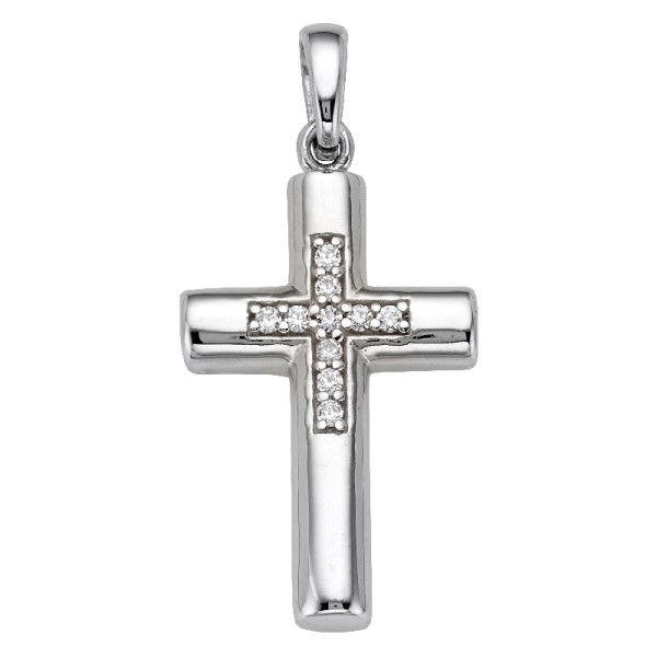 Anhänger - Kreuz - 925er Sterlingsilber - Unisex