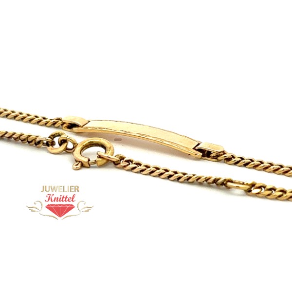 Gravurarmband | 333er Gelbgold | ca. 16,5 cm + 2 cm