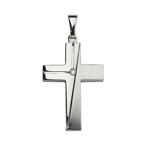 Anhänger - Kreuz - 925er Sterlingsilber - Unisex