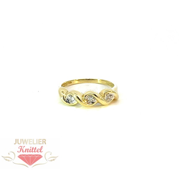 Brillantring | 585er Gelbgold | ca.0,03ct