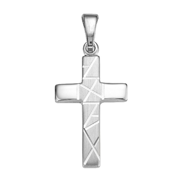 Anhänger - Kreuz - 925er Sterlingsilber - Unisex