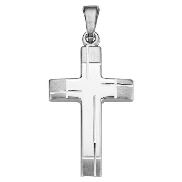 Anhänger - Kreuz - 925er Sterlingsilber - Unisex