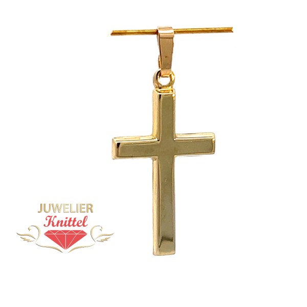 Kreuz | Anhänger | 333er Gelbgold