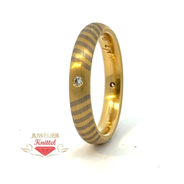 Designring | 950 Platin | Brilliant