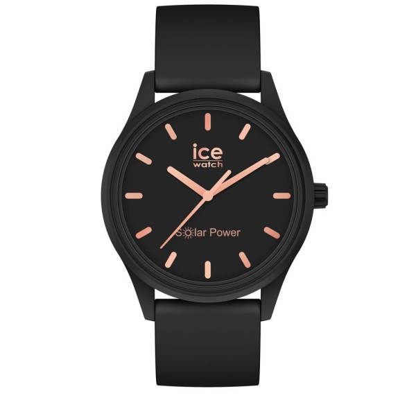 ICE Watch Solar Black Rose Gold Small