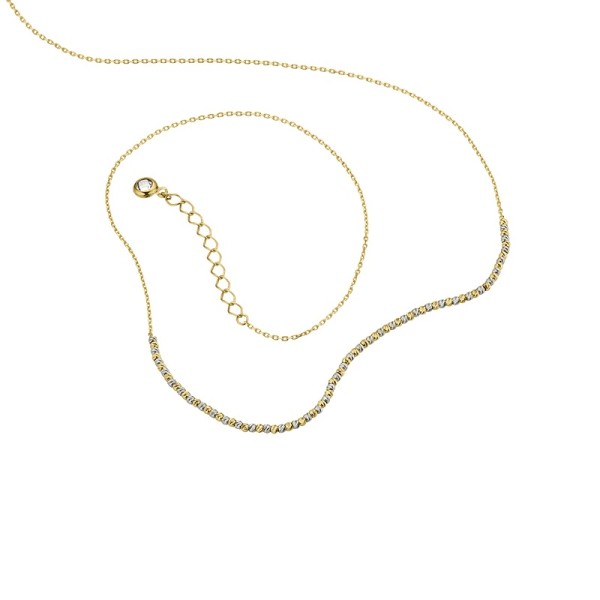 Collier | 333er Gold | Bicolor | 42cm + 3cm | CEM