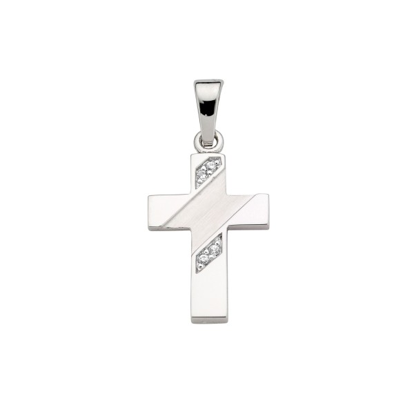 Anhänger - Kreuz - 925er Sterlingsilber - Unisex