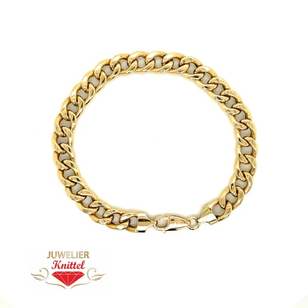 Flachpanzerarmband ca.20cm lang | Gelbgold 585 (14kt.)