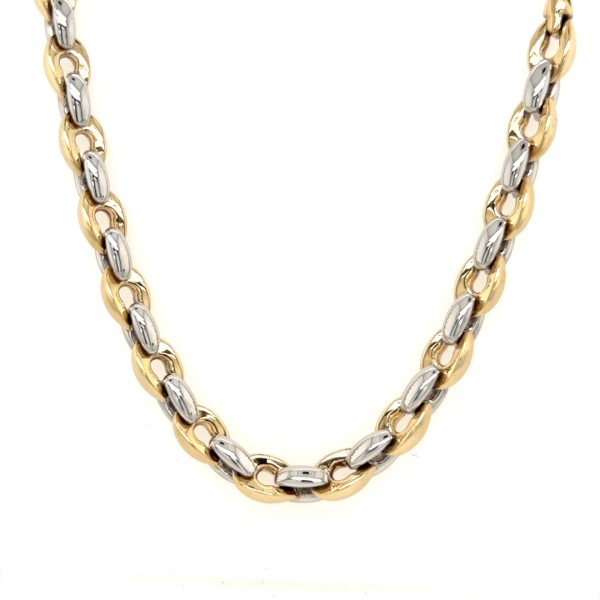 Collier Bicolor aus 585er Gold