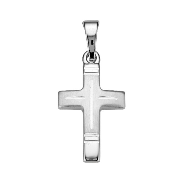 Anhänger - Kreuz - 925er Sterlingsilber - Unisex