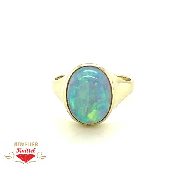 Damenring | 585er Gelbgold | Opal ca. 4,5ct