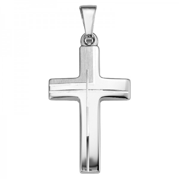 Anhänger - Kreuz - 925er Sterlingsilber - Unisex