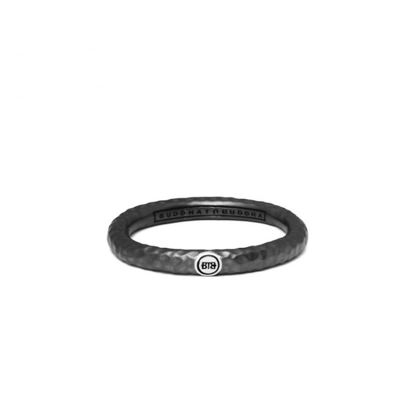 Buddha to Buddha | Ring DUNIA HAMMERED SCHWARZ | 321