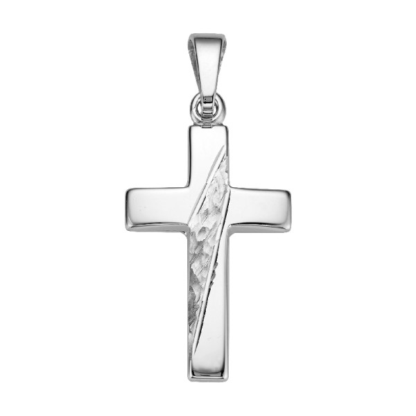 Anhänger - Kreuz - 925er Sterlingsilber - Unisex