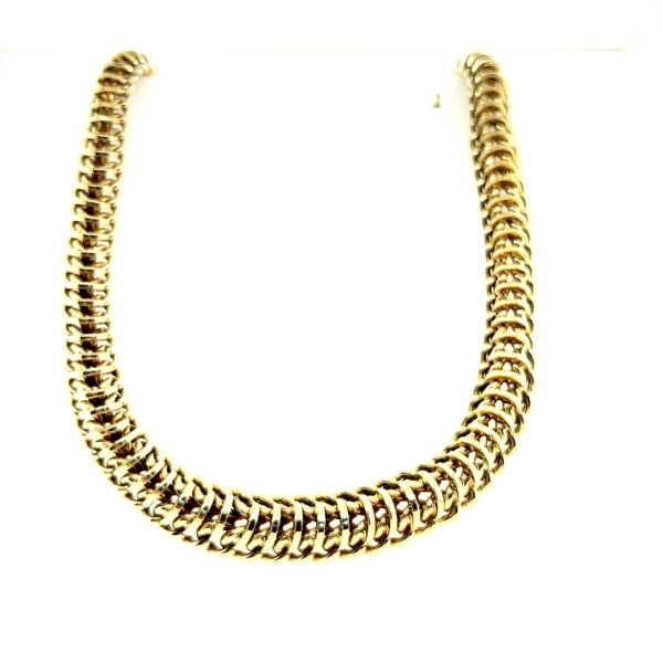 Collier 45cm lang aus 585er (14kt.) Gelbgold