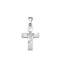 Anhänger - Kreuz - 925er Sterlingsilber - Unisex