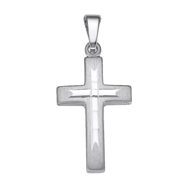 Anhänger - Kreuz - 925er Sterlingsilber - Unisex